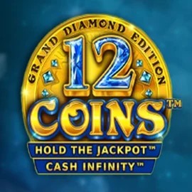 12 Coins Grand Diamond Edition game by Wazdan – logo hosted on Slotsdj Casino