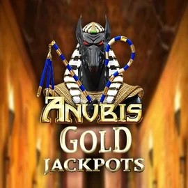Anubis Gold Jackpots online game logo by Inspired Gaming on slotsdjslots.pl