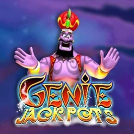 Official Jackpots logo: Genie Jackpots by Blueprint Gaming at Slotsdj Casino