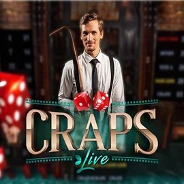 Live Craps slot icon by Evolution, available at Slotsdj Casino