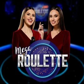 Mega Roulette game by Pragmatic Play – logo hosted on Slotsdj Casino