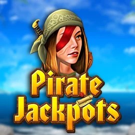 Pirate Jackpots slot logo by Belatra Games at Slotsdj Casino
