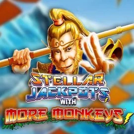 Jackpots logo of Stellar Jackpots with More Monkeys from Lightning Box Game at Slotsdj Casino