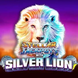 Try Stellar Jackpots with Silver Lion slot by Lightning Box Game on slotsdjslots.pl – logo image